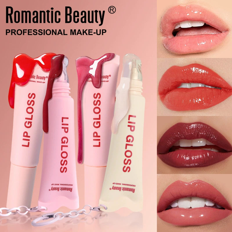 Crystal Glaze Moisturizing Lip Gloss - Hydrating Jelly, Long Lasting Waterproof Plumping Lip Gloss（2）