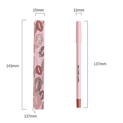 6 Piece Waterproof Lip Liner Pencil Set, Transfer Proof, Long Lasting, Easy to Apply, Smooth and Moisturizing